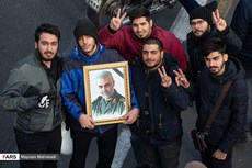 راهپیمایی مردم تهران در پی شهادت سردار«سلیمانی»