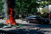  عکس/ ناآرامی و درگیری‌ در پاریس