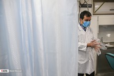  عملیات نصب و راه اندازی بیمارستان سیار در قم 