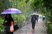 وزش باد و بارش باران عصر امروز در ۱۴ استان تشدید می‌شود