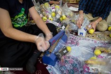 تهیه بسته غذایی برای بیمارستان مسیح دانشوری